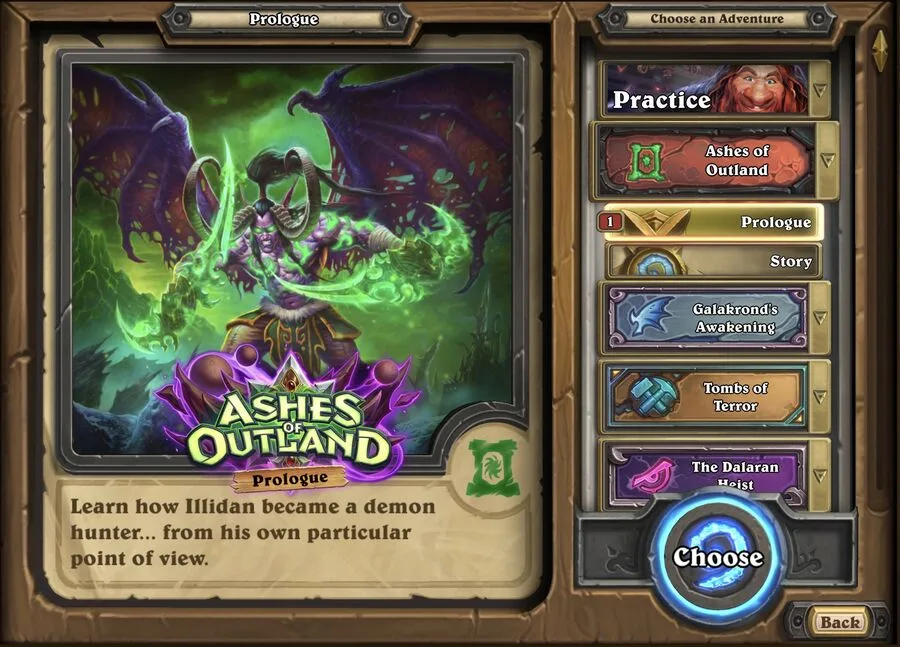 Hearthstone Ashes of Outland
