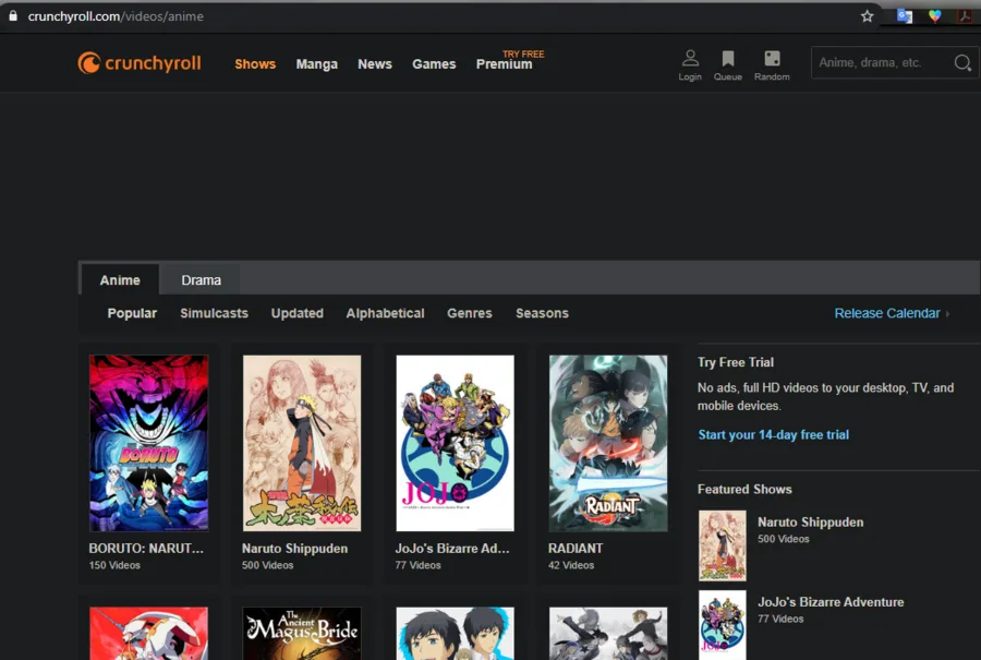 Free Anime