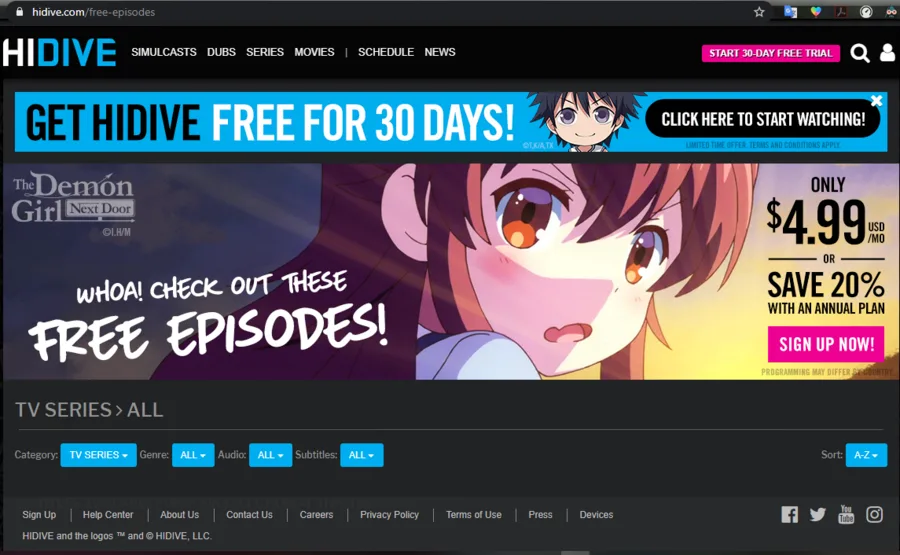 Free Anime
