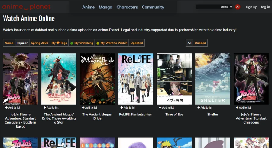 Free Anime