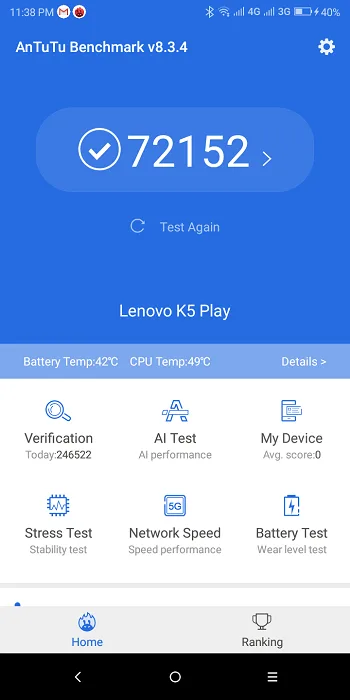 Lenovo K5 Play