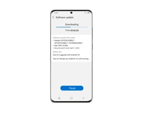 Galaxy S20 Software Update
