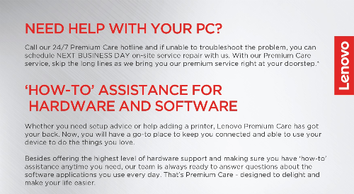 Lenovo 3-Year Premium Care