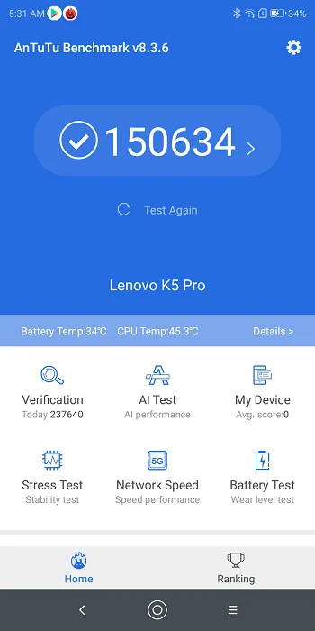Lenovo K5 Pro