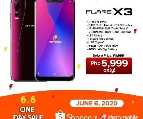 Cherry Mobile Flare X3 Shopee 6.6
