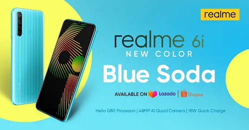 realme 6i Blue Soda