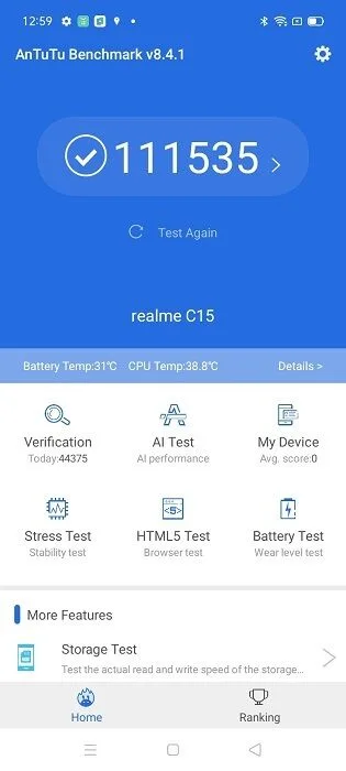 realme C15