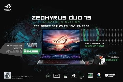 Zephyrus Duo 15 Creator's
