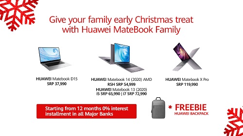MateBook D14 Christmas Promo