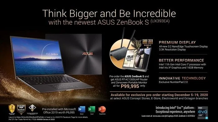 ASUS ZenBook S UX393EA ASUS ZenBook S UX393EA