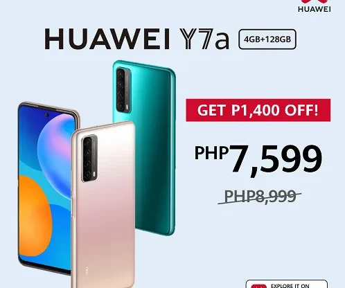 Huawei Y7a price drop