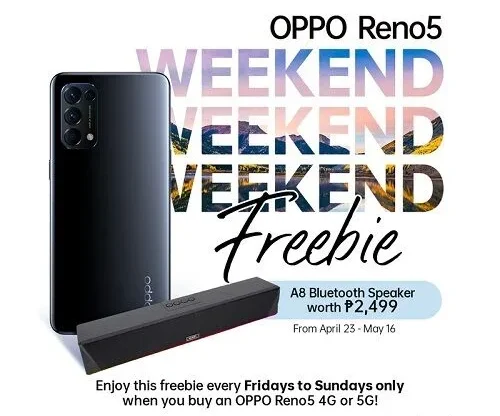 OPPO Reno5 Weekend Freebies