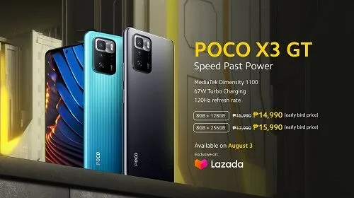 POCO X3 GT