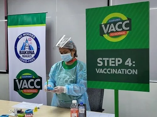 Grab Makati Vaccination Center