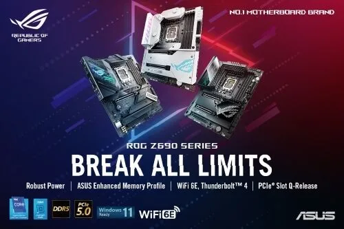 ASUS Z690 Series Motherboards