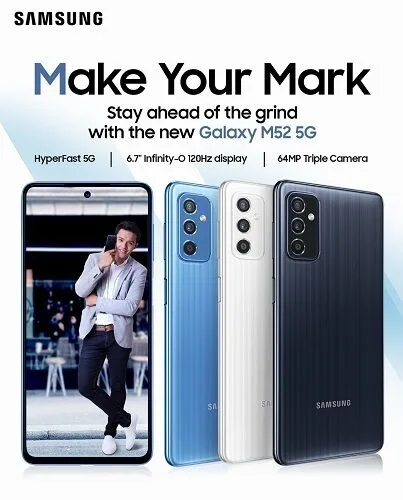 Samsung Galaxy M52 5G Samsung Galaxy M52 5G