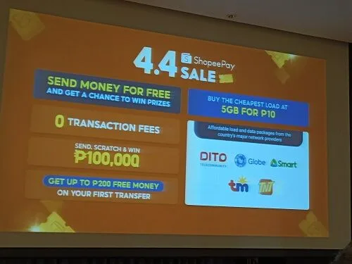 ShopeePay 4.4 Sale