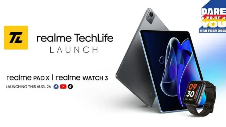 Realme Pad X Watch 3