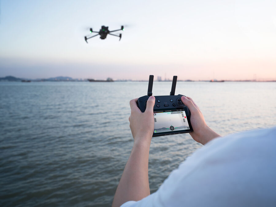 Mavic 3 M3e Rc In Use