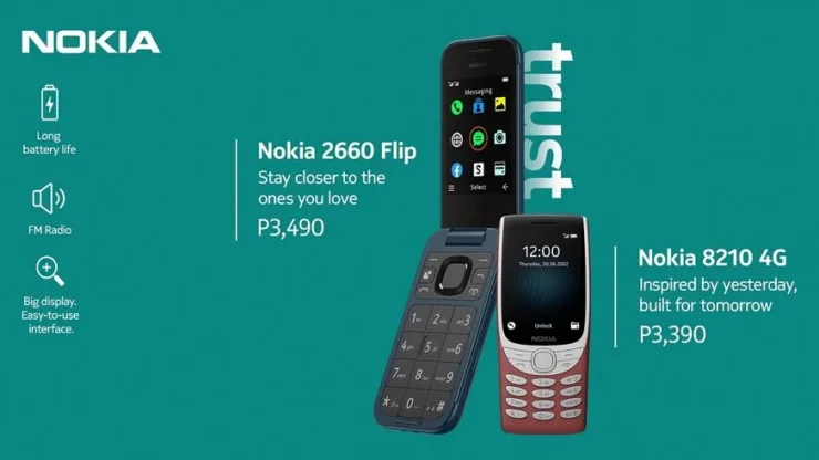 Nokia 8210 4g And Nokia 2660 Flip Kv