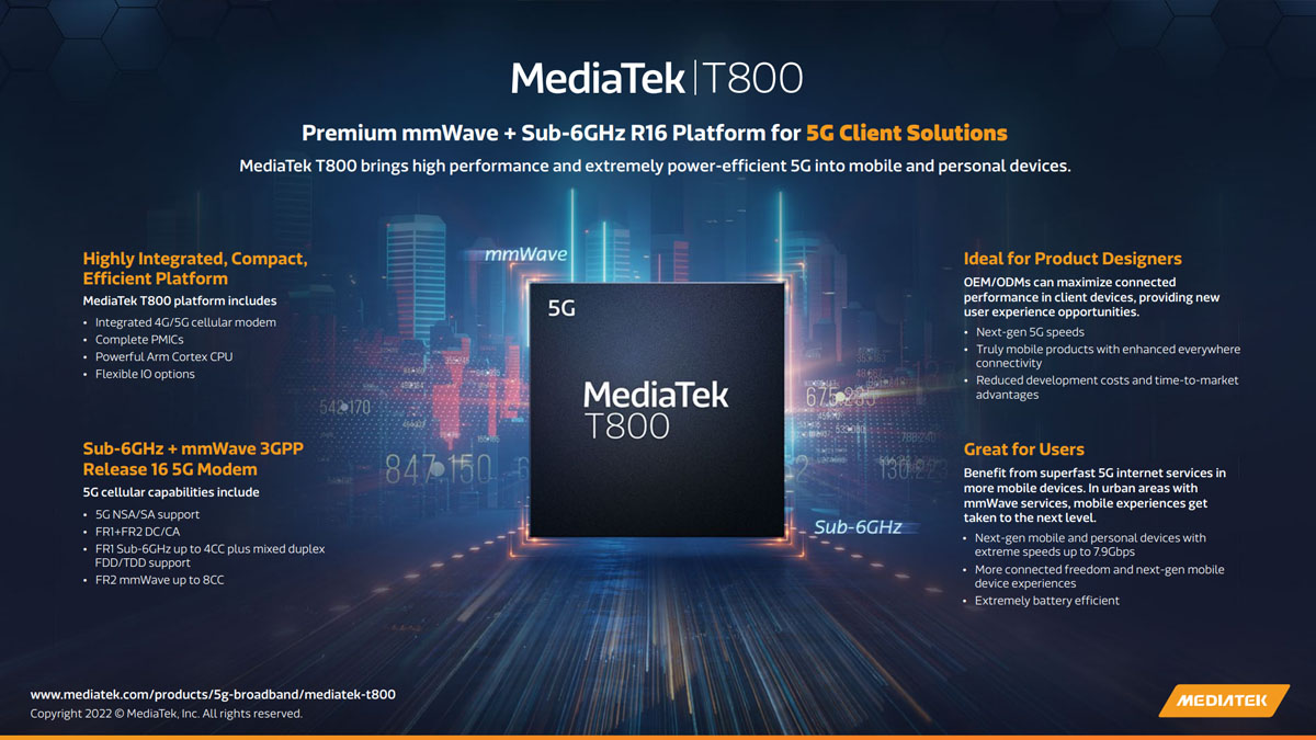 Mediatek T800