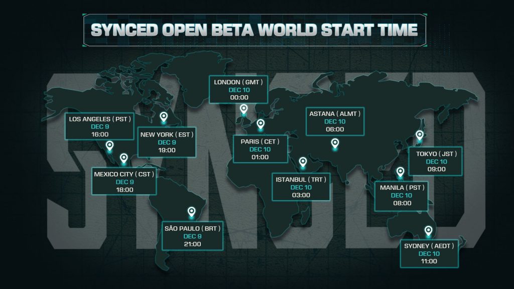 Synced open beta world start time - Shooter Game
