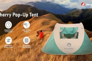 Cherry Pop Up Tent Img