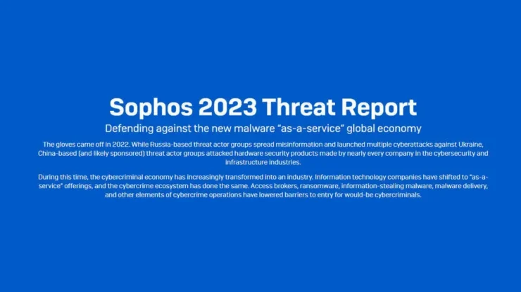 Sophos 2023 Cyber Threat 1