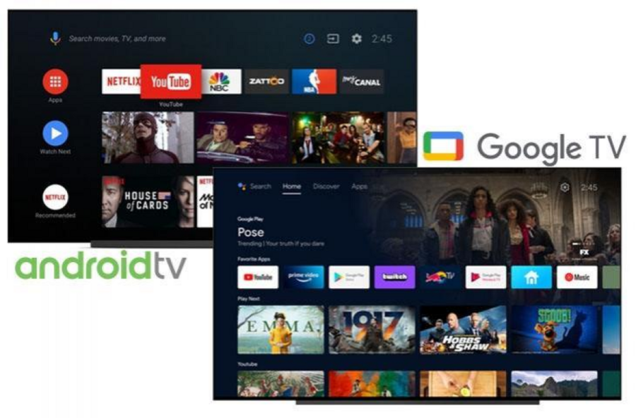 android tv vs google tv