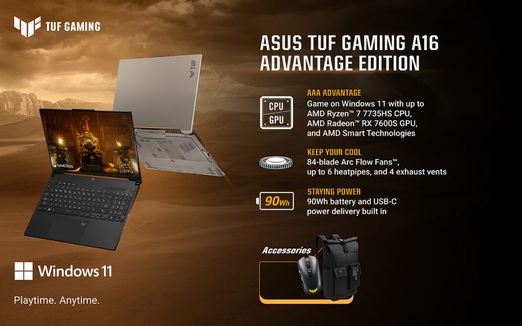 Tuf Gaming A16 Advantage Edition 1280 X 800 Laptop
