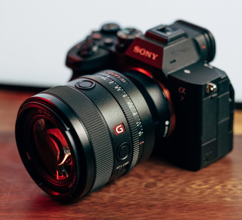 The Fe 50mm F1 4g Master Lens Equipped In A Sony Alpha 7 Iv Camera