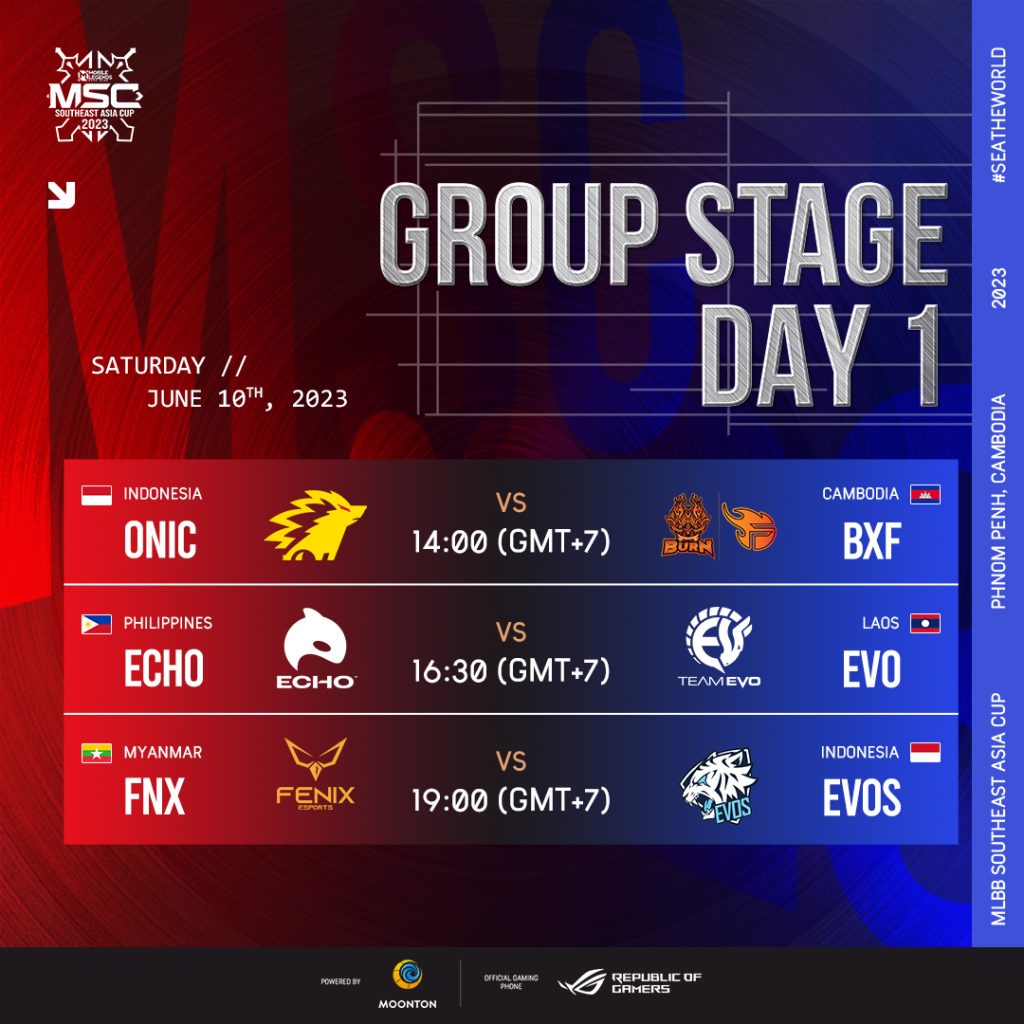 Group Stage Day 1