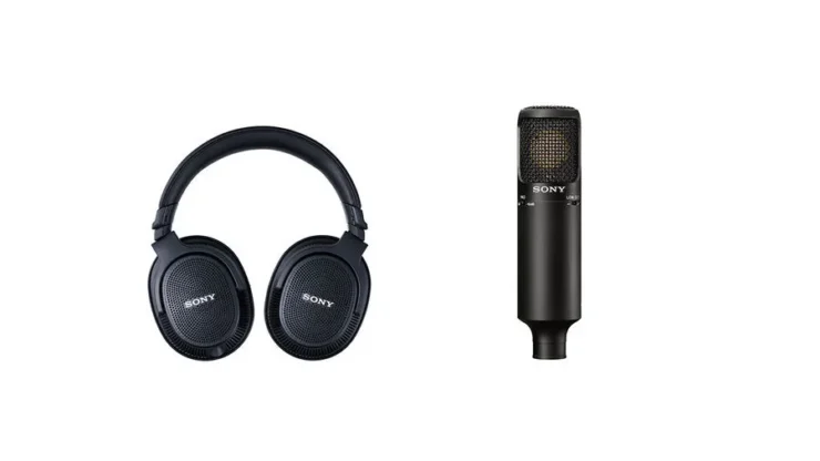Sony Open Back Monitor Headphones And Mic