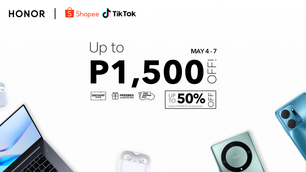 Up To Php 1500 Off Honor Gadgets On Shopee And Tiktok 002
