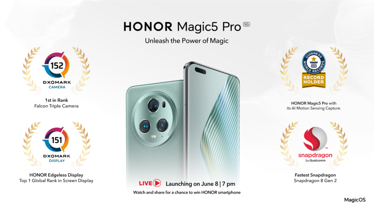 Main Kv Launch Of Honor Magic5 Pro On June 8