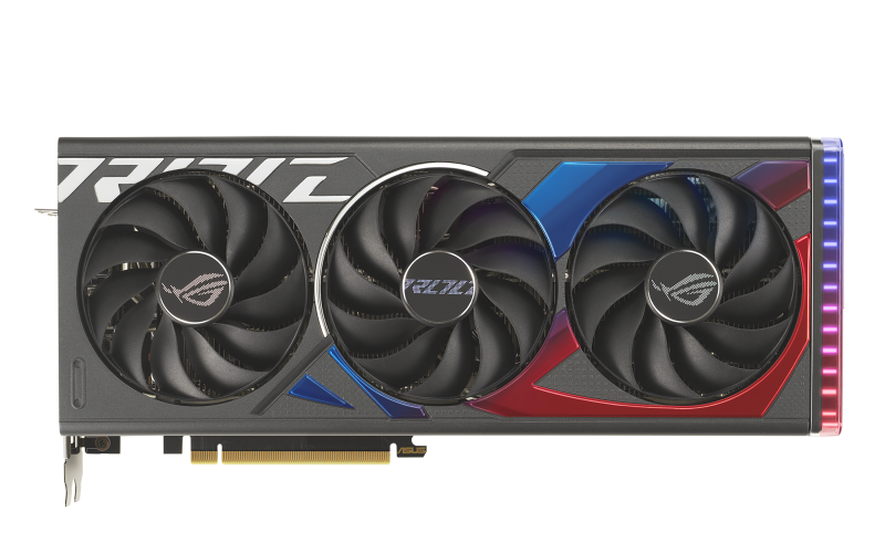 Rog Strix Geforce Rtx 4060 Ti Graphics Card Front Side 