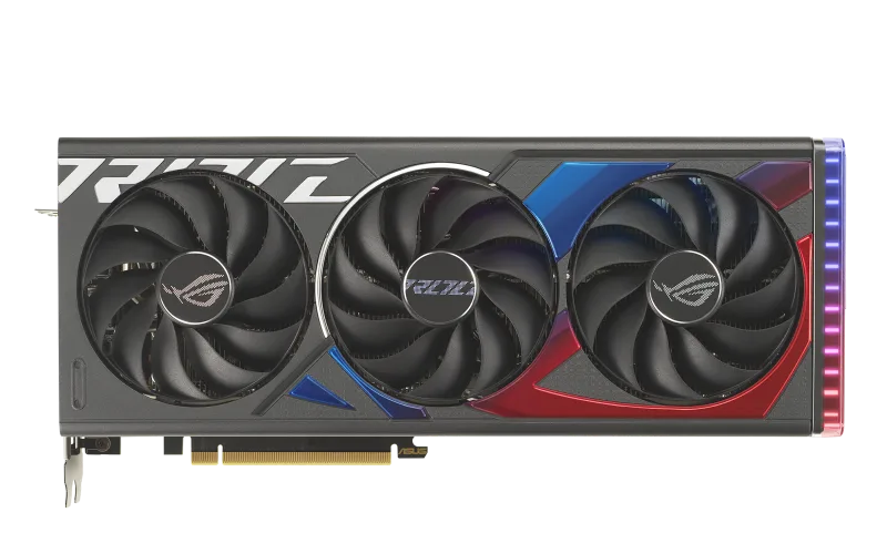 Rog Strix Geforce Rtx 4060 Ti Graphics Card Front Side 