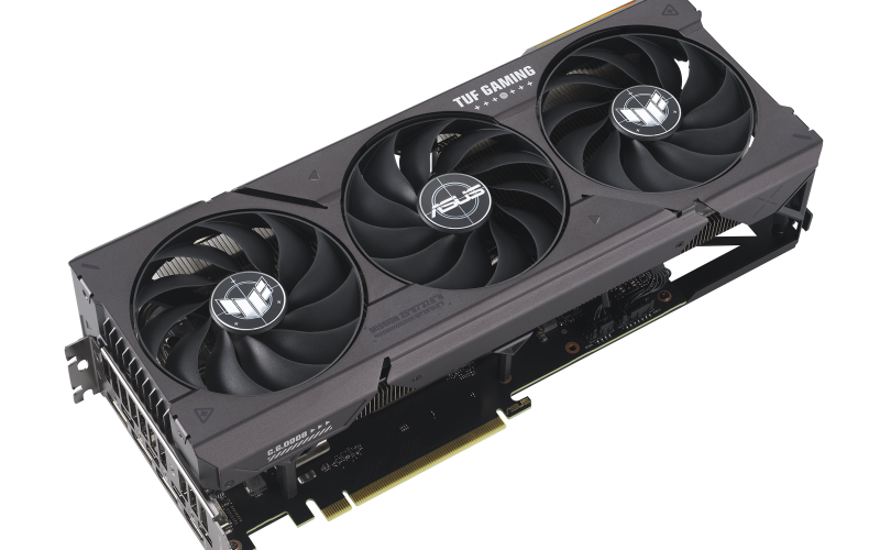 Tuf Gaming Geforce Rtx 4060 Ti Graphics Card Graphics Card Front Angled View 
