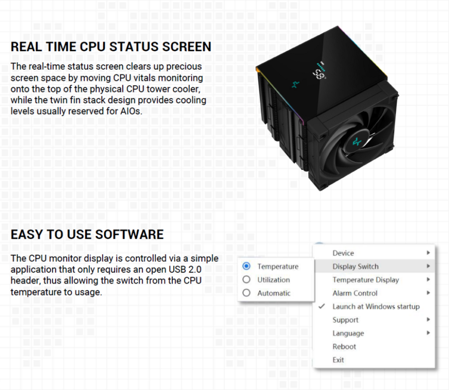 Ak Digital Panel Features