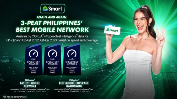 Smart 3 Peat Philippines Best Mobile Network Img
