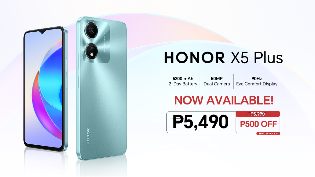 Main Kv Honor X5 Plus Is Now Available At Php 5490