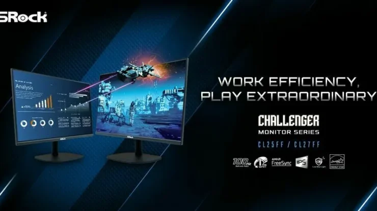 20231018 Asrock Launches Challenger Series Gaming Monitor Cl25ff Cl27