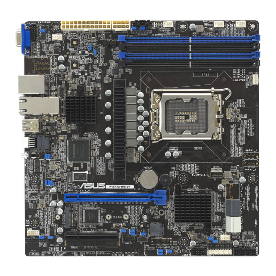 E-2400 03 P13r M 10g 2tmotherboard 2d Top View