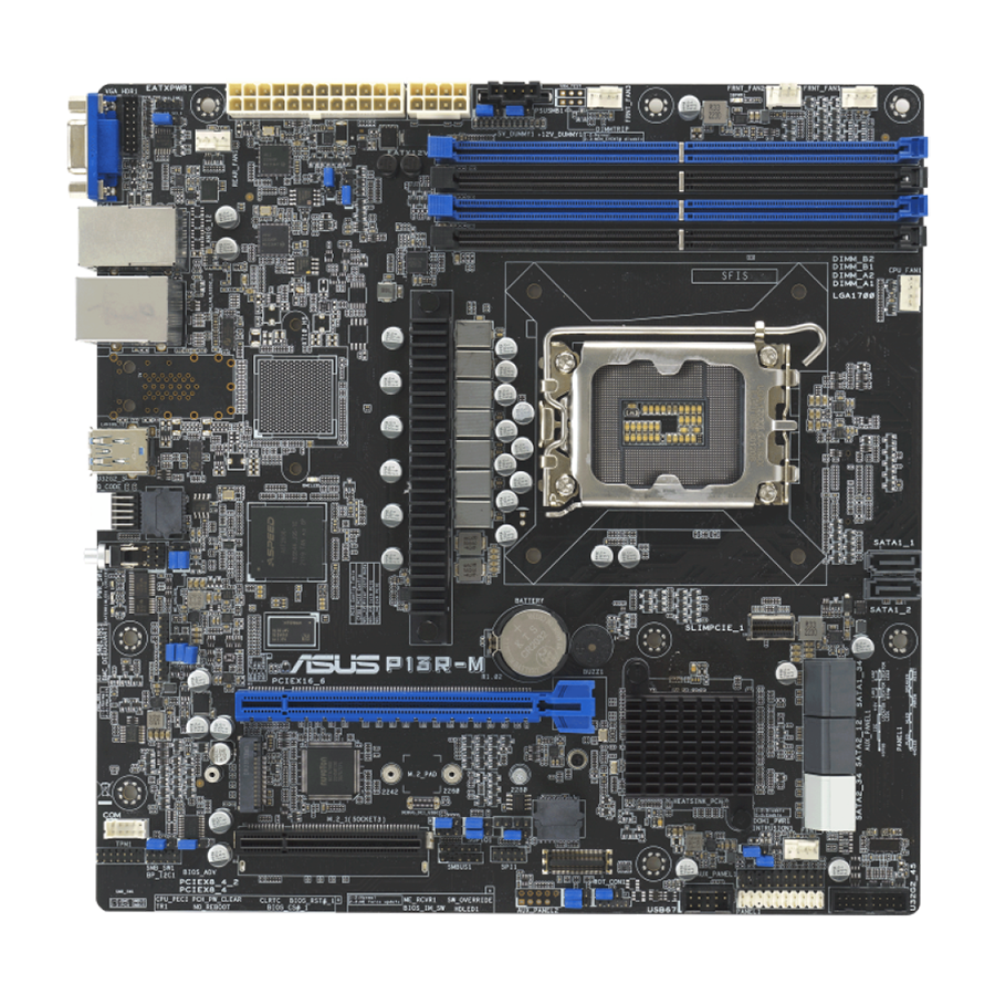 E-2400 03 P13r Mmotherboard 2d Top View
