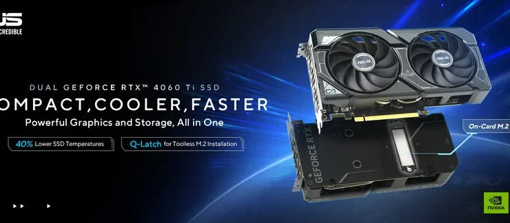 ASUS DUAL GeForce RTX 4060 Ti SSD