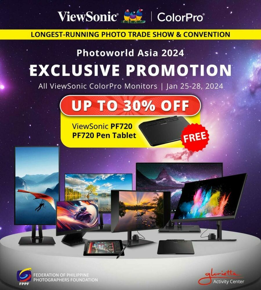 ColorPro Viewsonic Colorpro Promotion Photoworld Asia 2024
