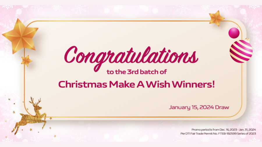 vivo Vivo Christmas Make A Wish Winners 3rd Batch Img