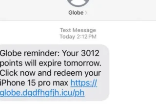 Globe Points Scam Img