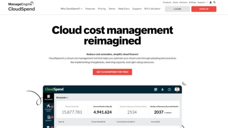 Manageengine Cloudspend Img