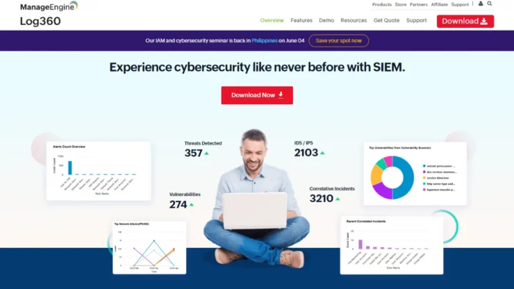 Manageengine Log360 Siem Img